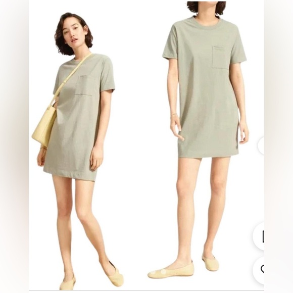 Everlane Relaxed Fit Cotton Minimalist Weekend Tee Shirt Dress Size XS - Picture 1 of 5